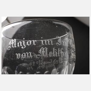 Offiziersglas Major von Baltrow