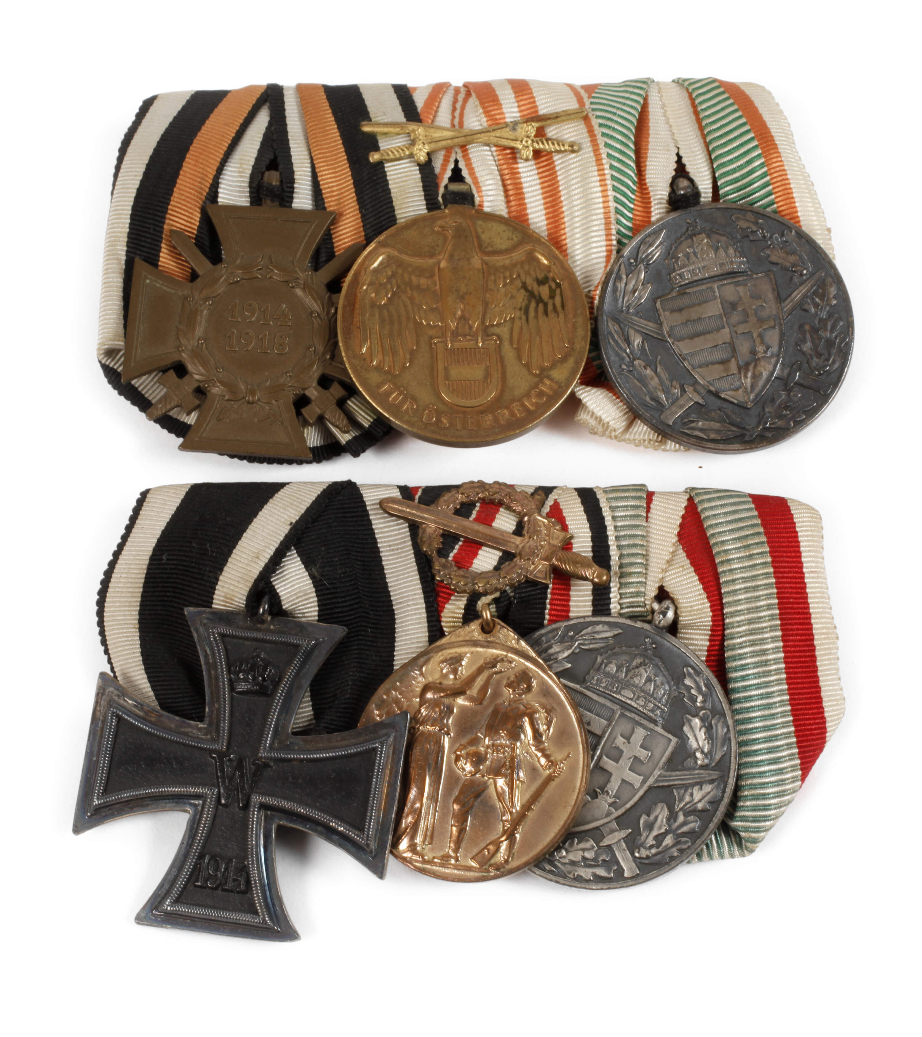 Zwei Ordensspangen 1. Weltkrieg