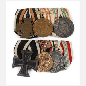 Zwei Ordensspangen 1. Weltkrieg