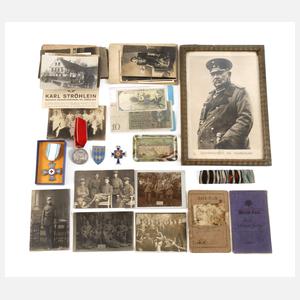 Nachlass 1. Weltkrieg