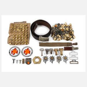 Konvolut Uniformteile Reichswehr und Wehrmacht