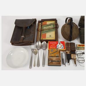 Konvolut Ausrüstung 2. Weltkrieg