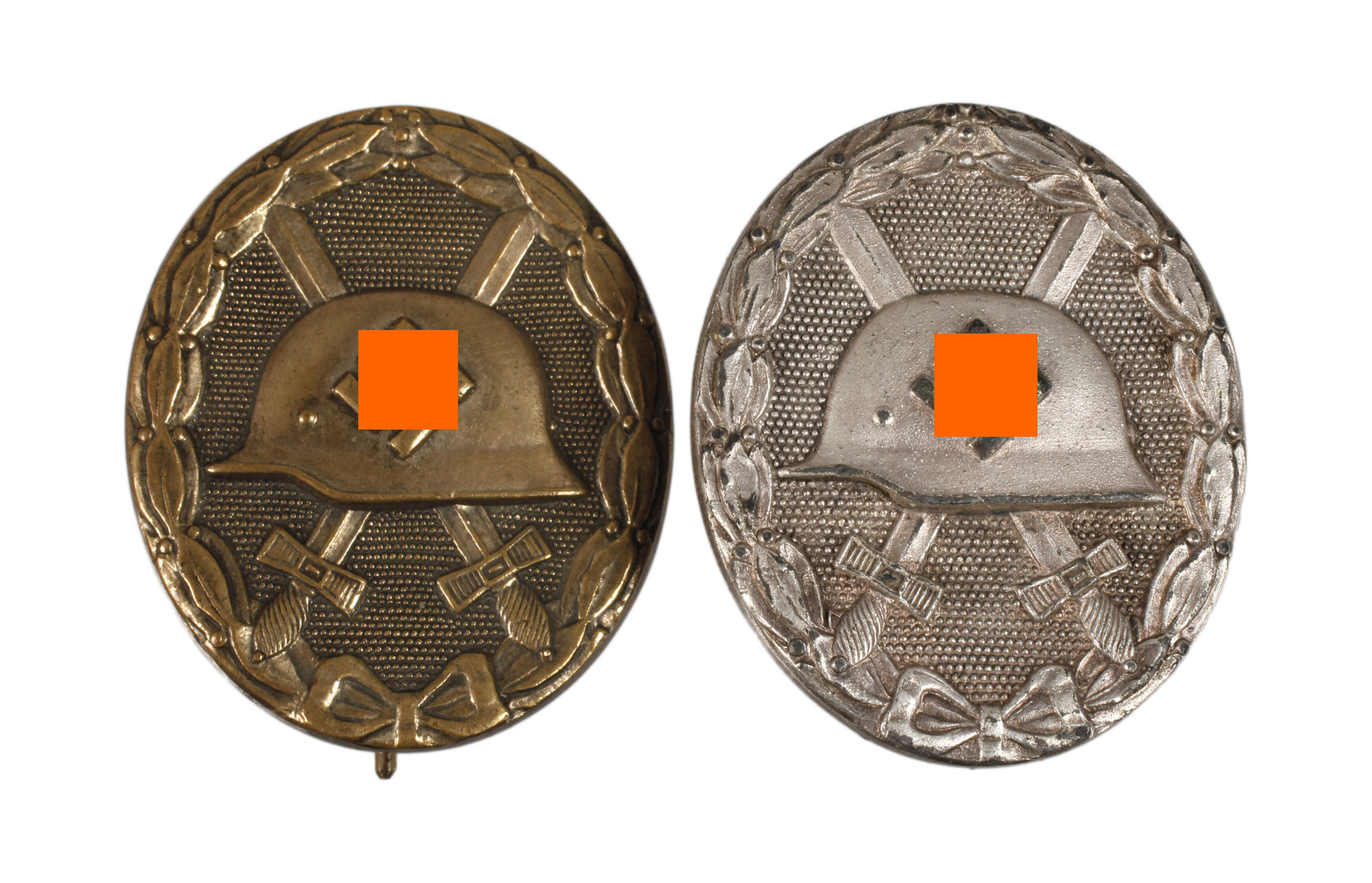 Zwei Verwundetenabzeichen 2. Weltkrieg