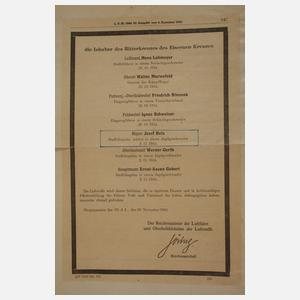 Nachlass Ritterkreuzträger Major Josef Belz