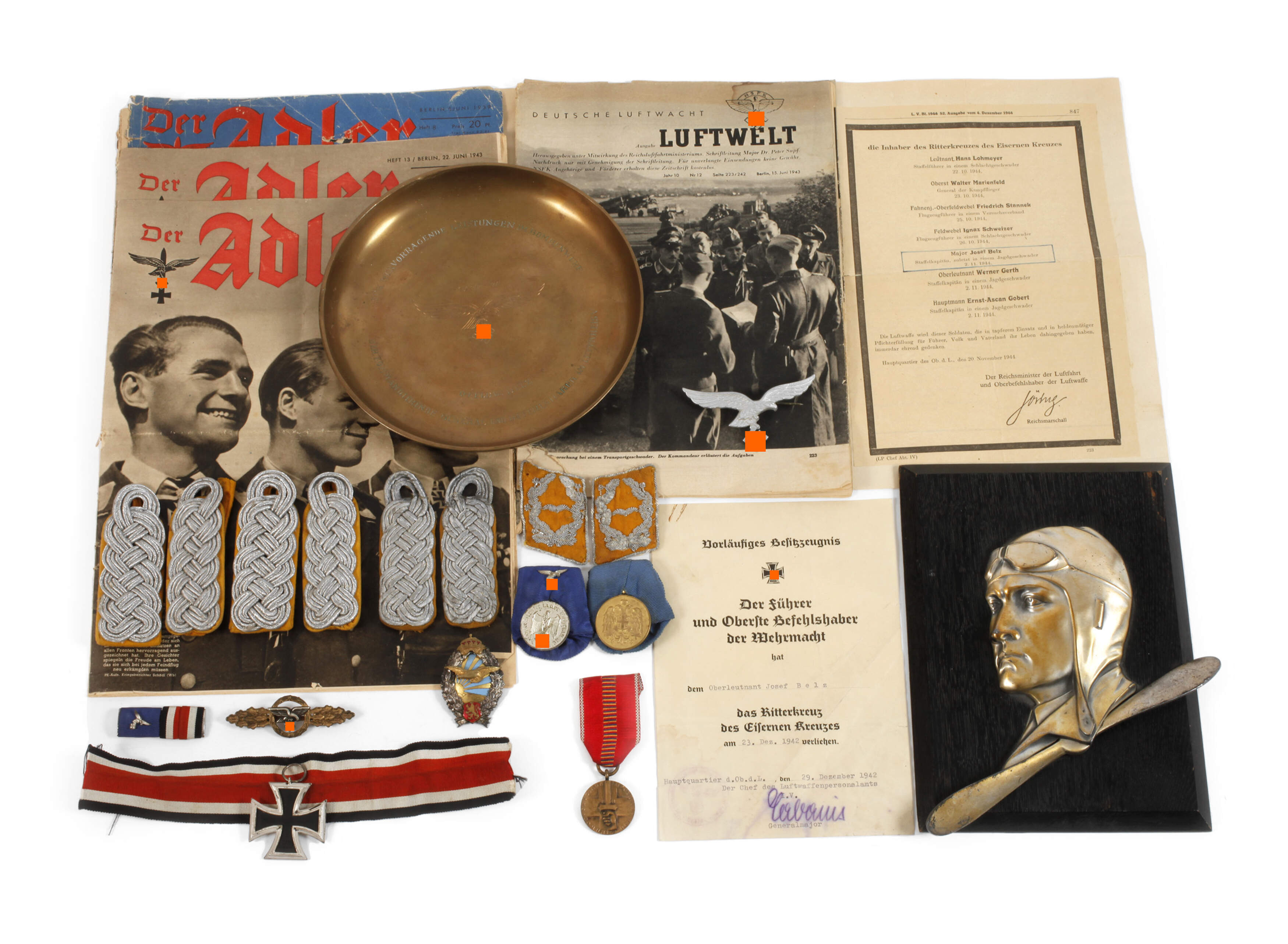 Nachlass Ritterkreuzträger Major Josef Belz