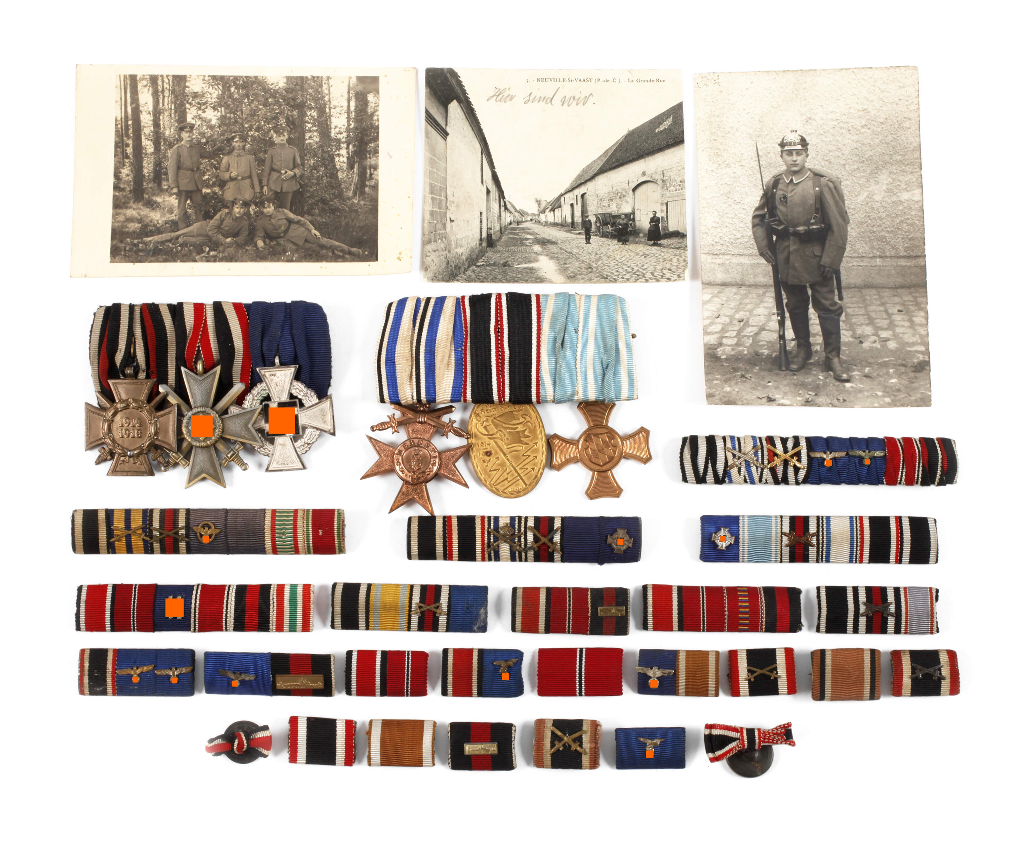 Konvolut Ordens- und Feldspangen