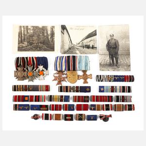 Konvolut Ordens- und Feldspangen