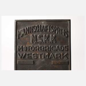 Plakette Mannschaftspreis