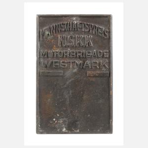 Plakette Mannschaftspreis