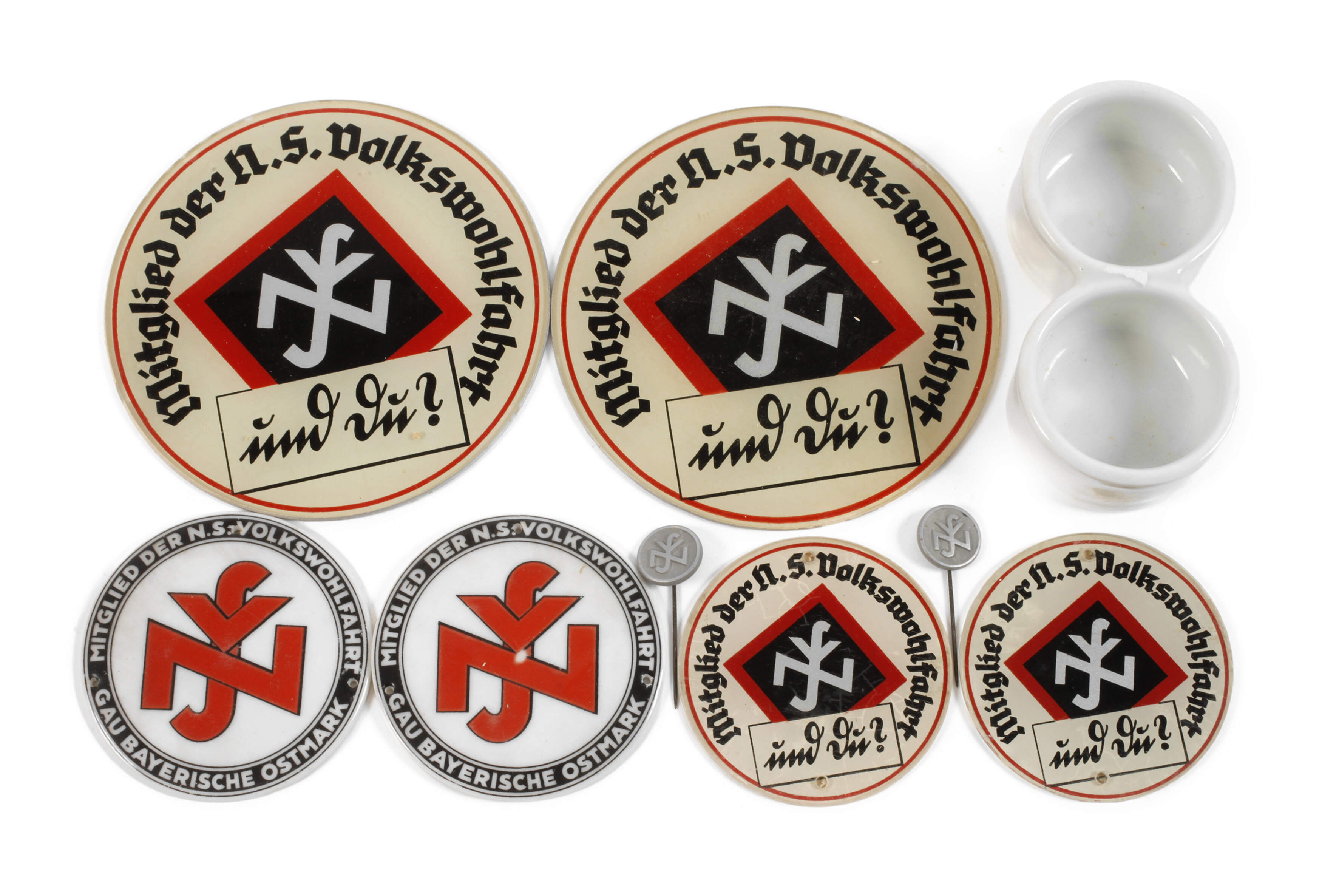 Saliere und Plaketten 3. Reich