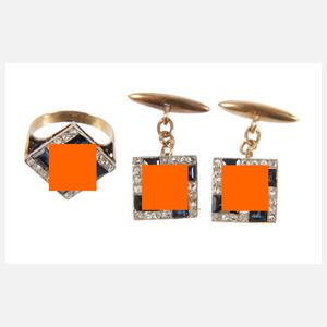 Manschettenknöpfe und Damenring 3. Reich