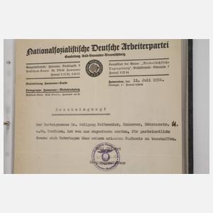 Konvolut Papiere, Belege und Feldpost 3. Reich