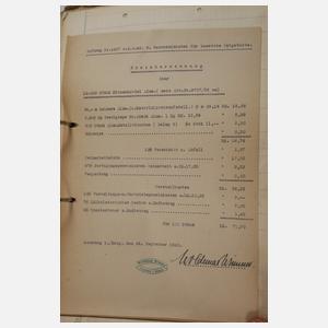 Muster- und Rechnungsbuch für Effekten 3. Reich