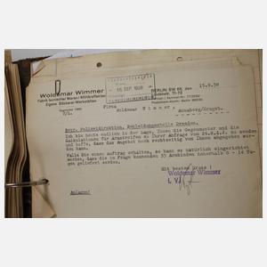 Muster- und Rechnungsbuch für Effekten 3. Reich