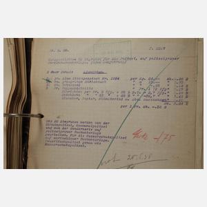 Muster- und Rechnungsbuch für Effekten 3. Reich