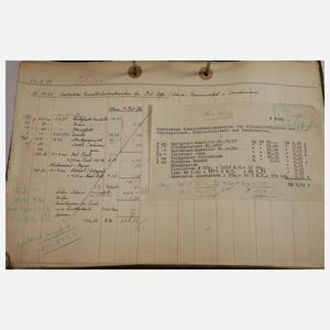 Muster- und Rechnungsbuch für Effekten 3. Reich