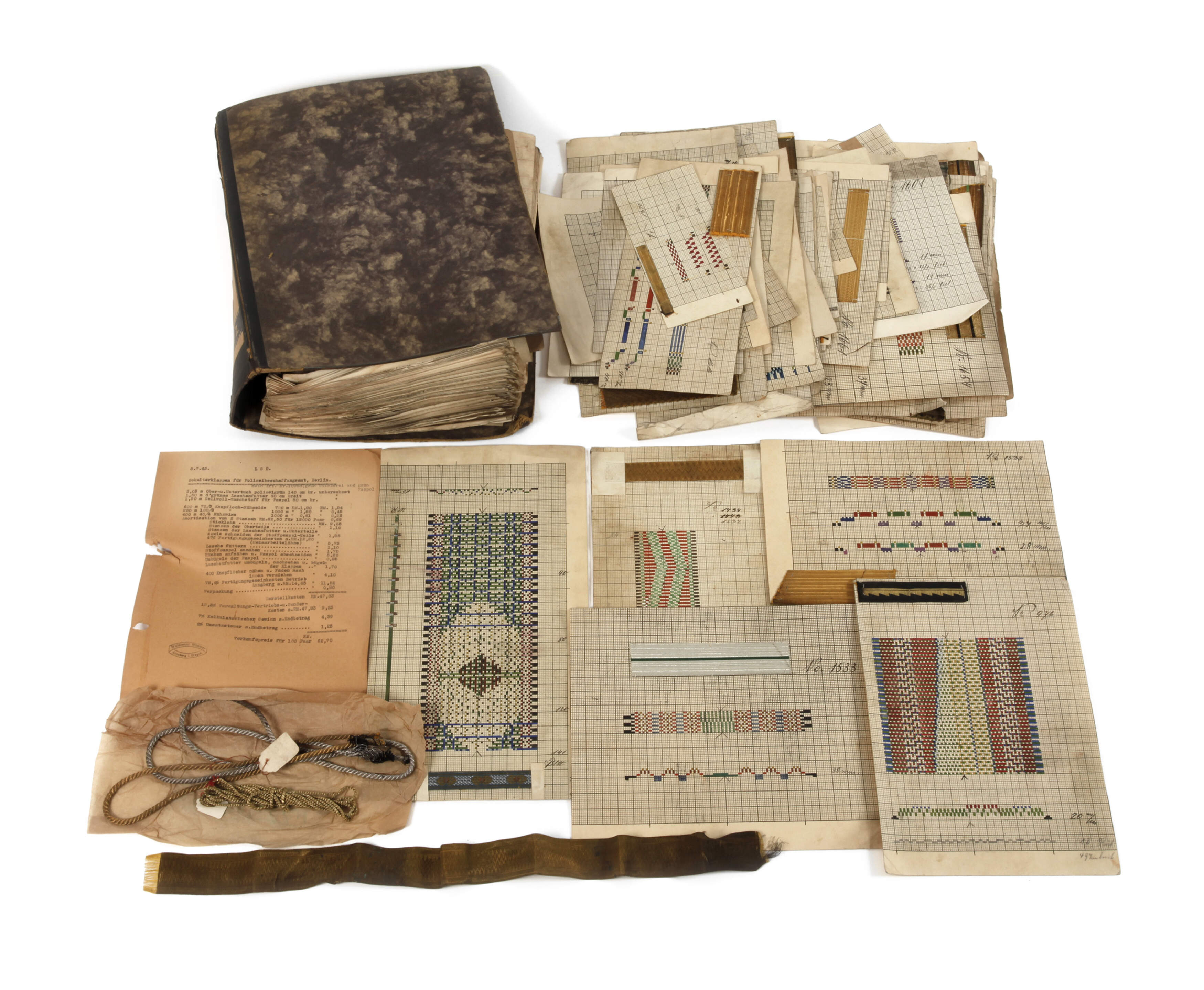 Muster- und Rechnungsbuch für Effekten 3. Reich