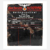 Emailleschild 3. Reich111