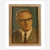Amtsstubenbild mit Signatur Erich Honecker111