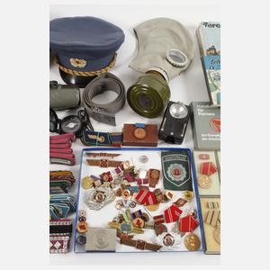 Konvolut Orden, Effekten und Ausrüstung DDR