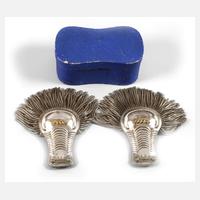 Paar Epauletten Italien, Silber111