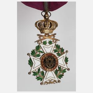 Orden Leopold II. Kommandeurskreuz mit Schwertern