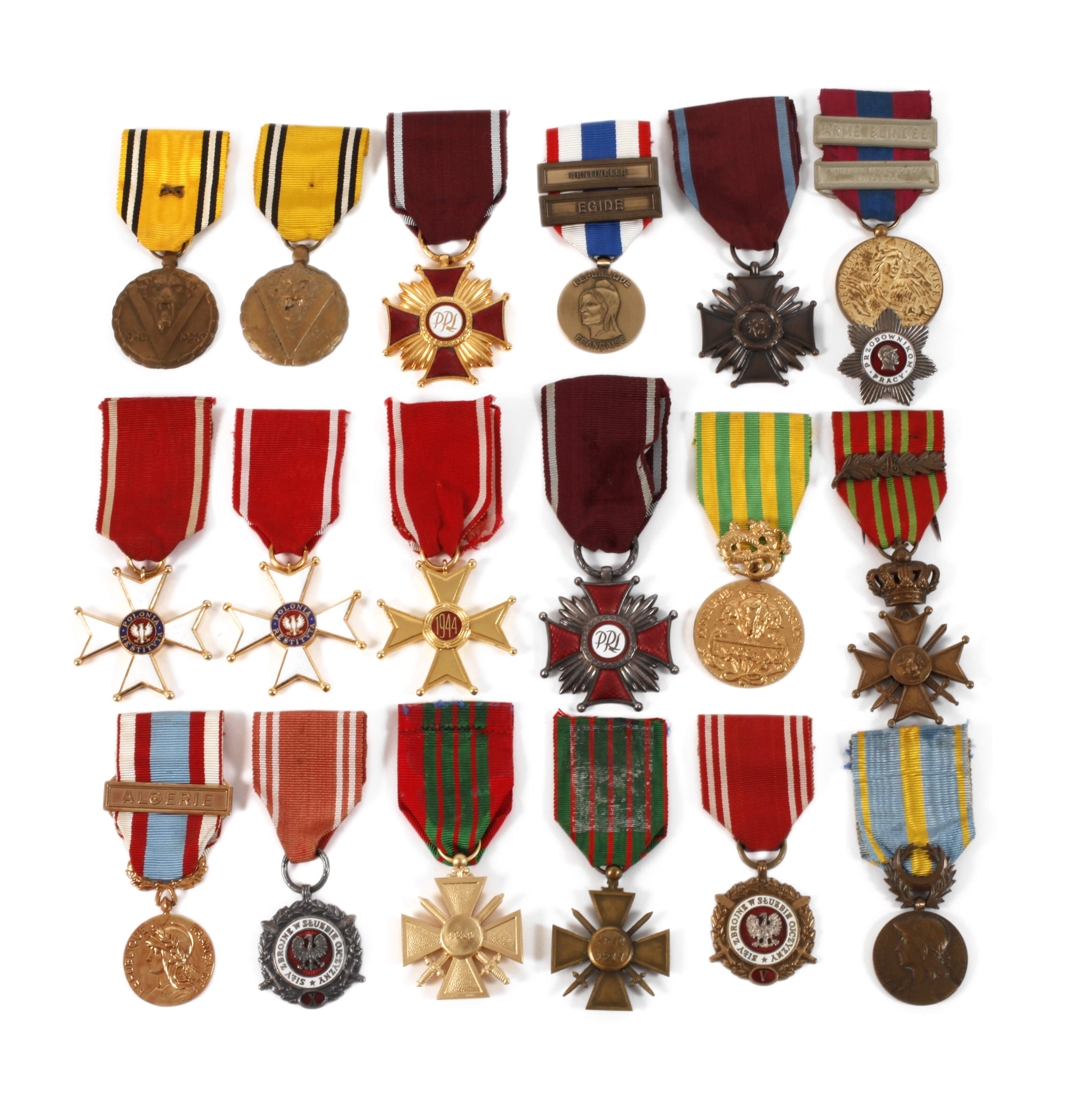 Konvolut Orden Frankreich, Belgien und Polen