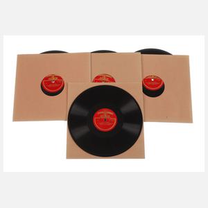 Vier Schellackplatten Russland