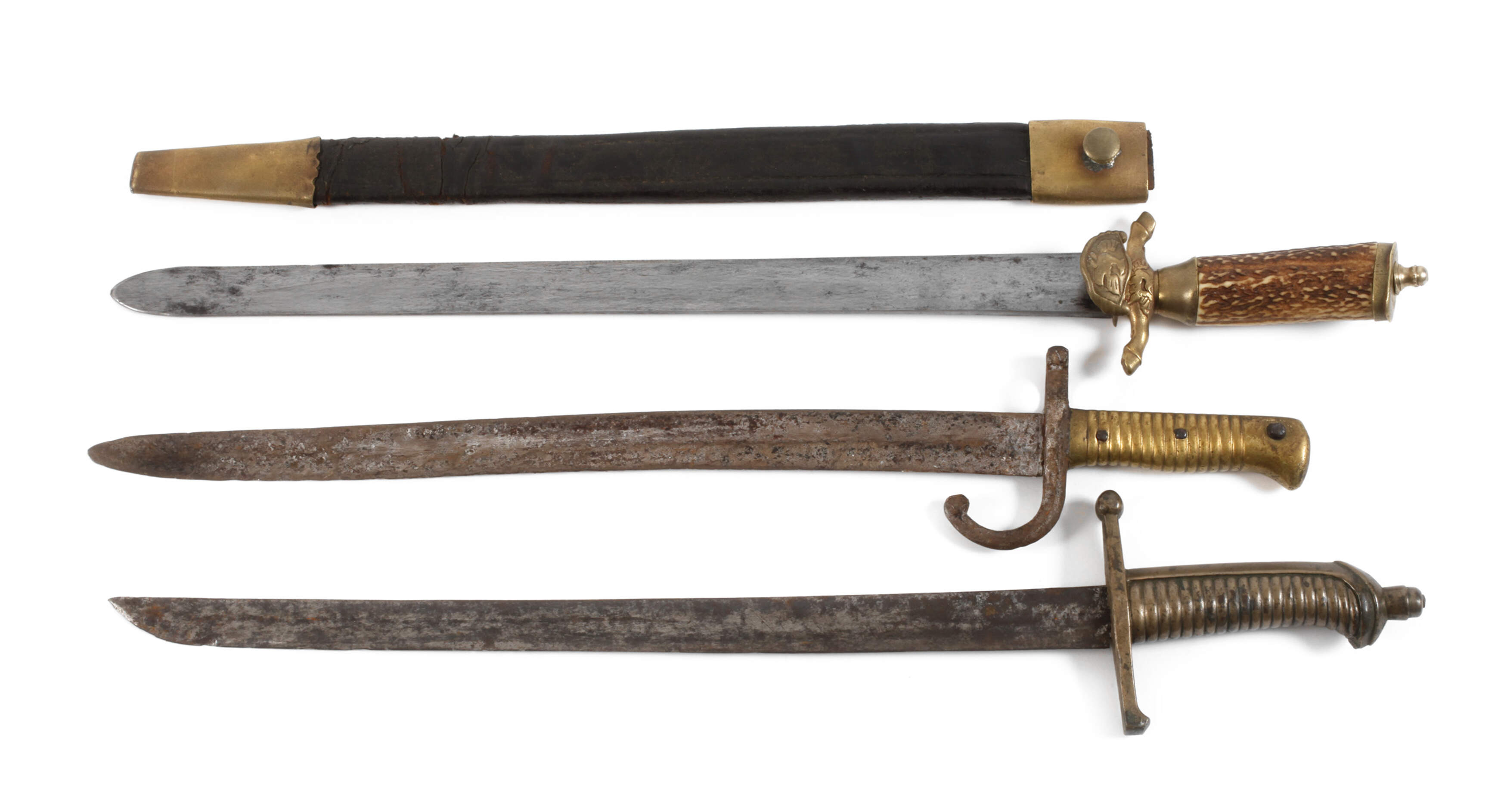 Hirschfänger, Bajonett und Säbel