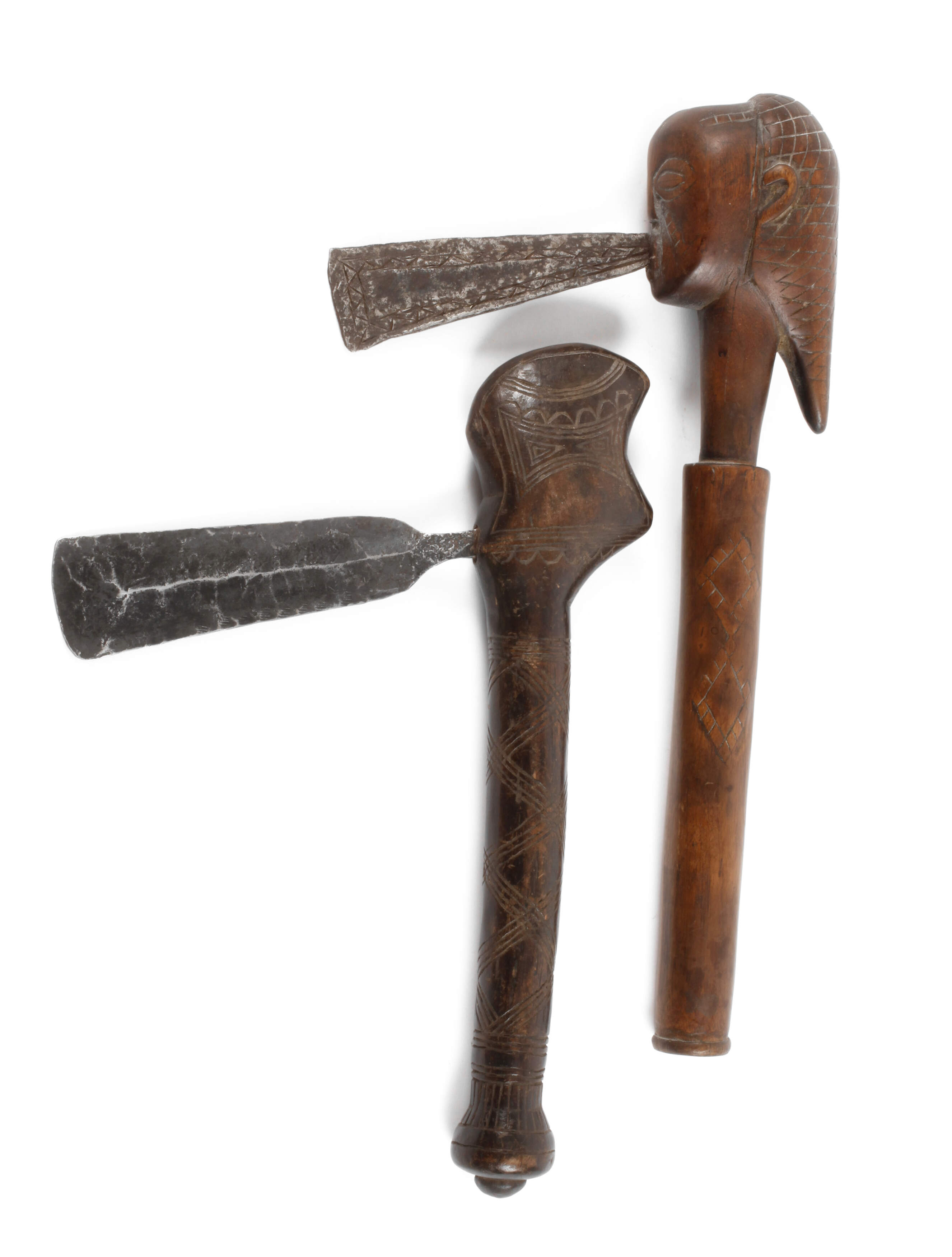 Zwei Prestigeäxte Afrika