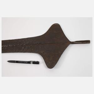 Zweimal Eisengeld in Speerform, Afrika