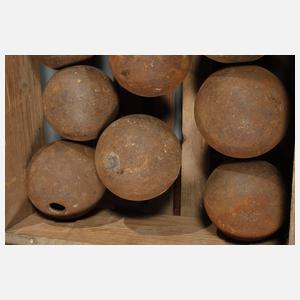 Konvolut Kanonenkugeln