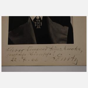 Foto und Widmung von Karl Dönitz