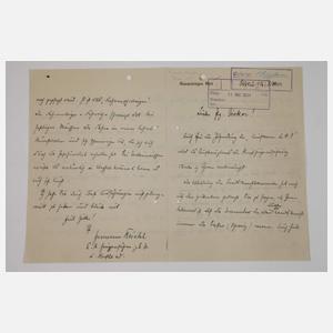 Autograph Hermann Kriebel