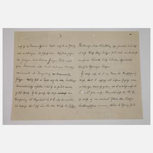 Autograph Hermann Kriebel