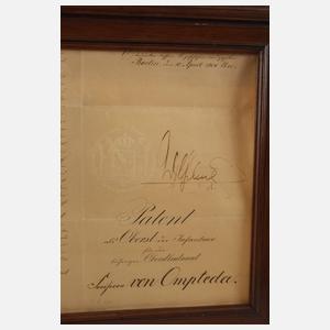 Autograph Kaiser Wilhelm II.