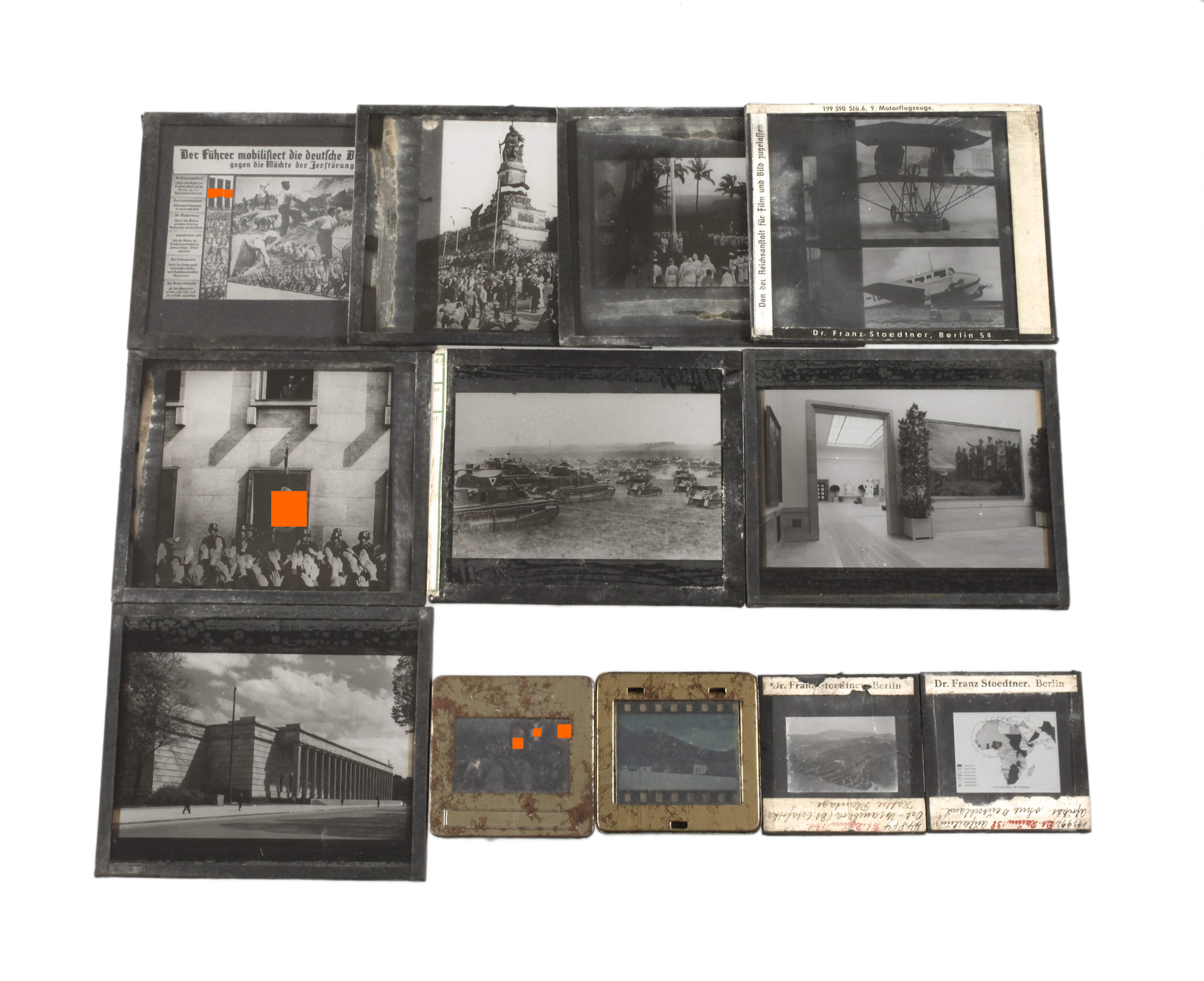 Konvolut Glasdias 3. Reich