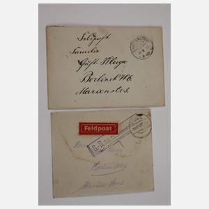 Sammlung Postkarten und Feldpost 1. Weltkrieg