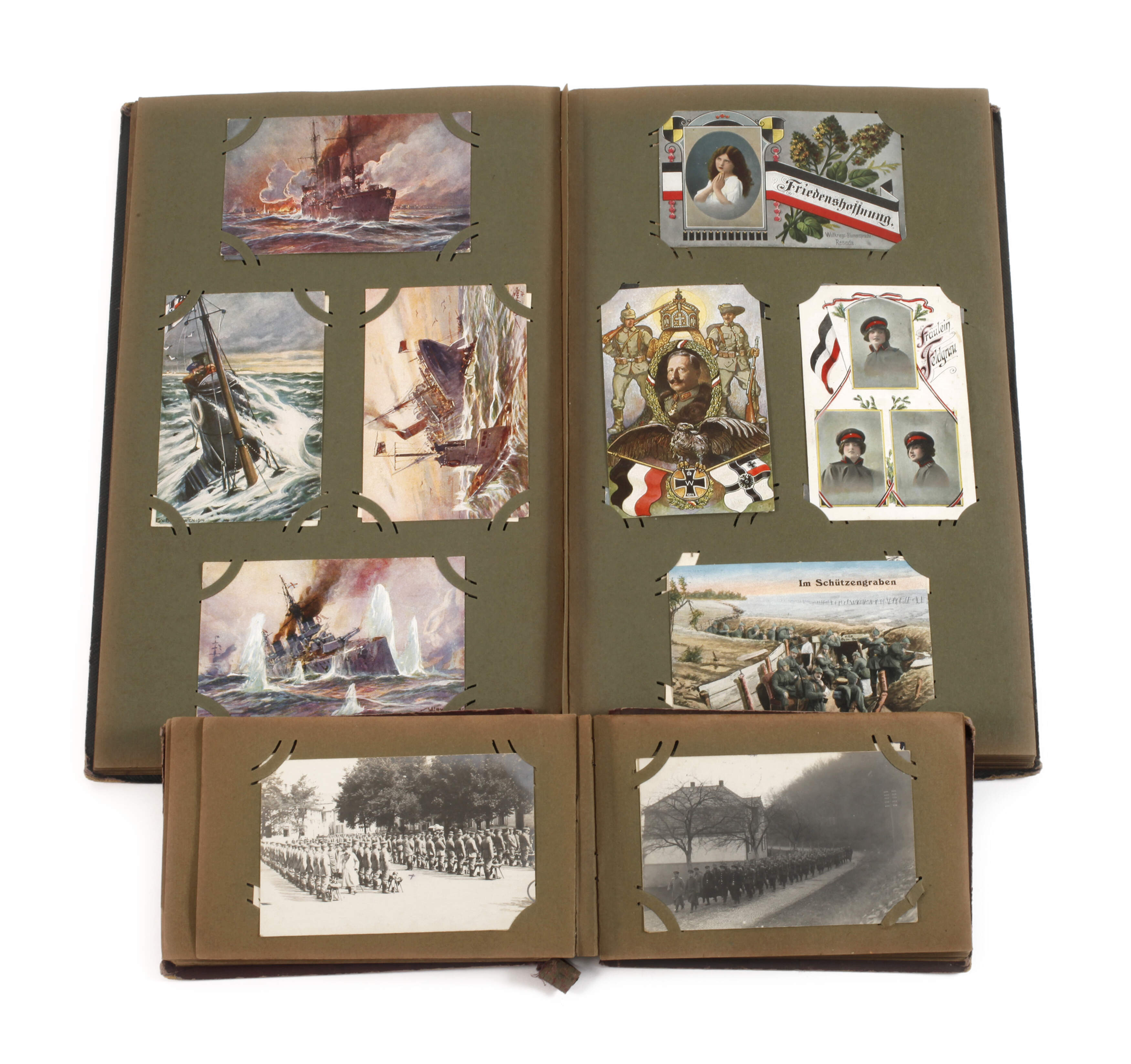 Konvolut Postkarten und Feldpost 1. Weltkrieg