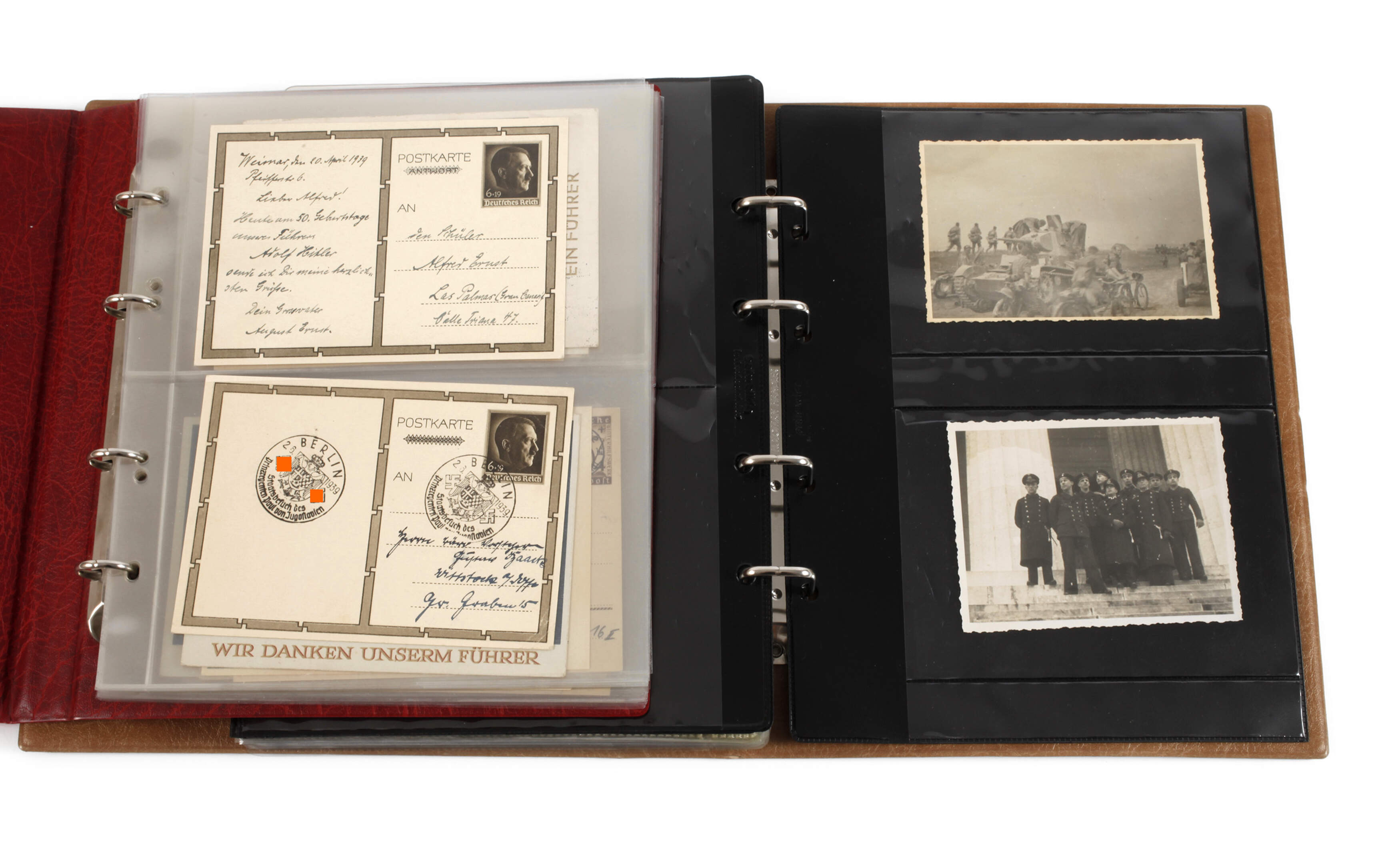 Konvolut Propagandapostkarten und Fotos 3. Reich