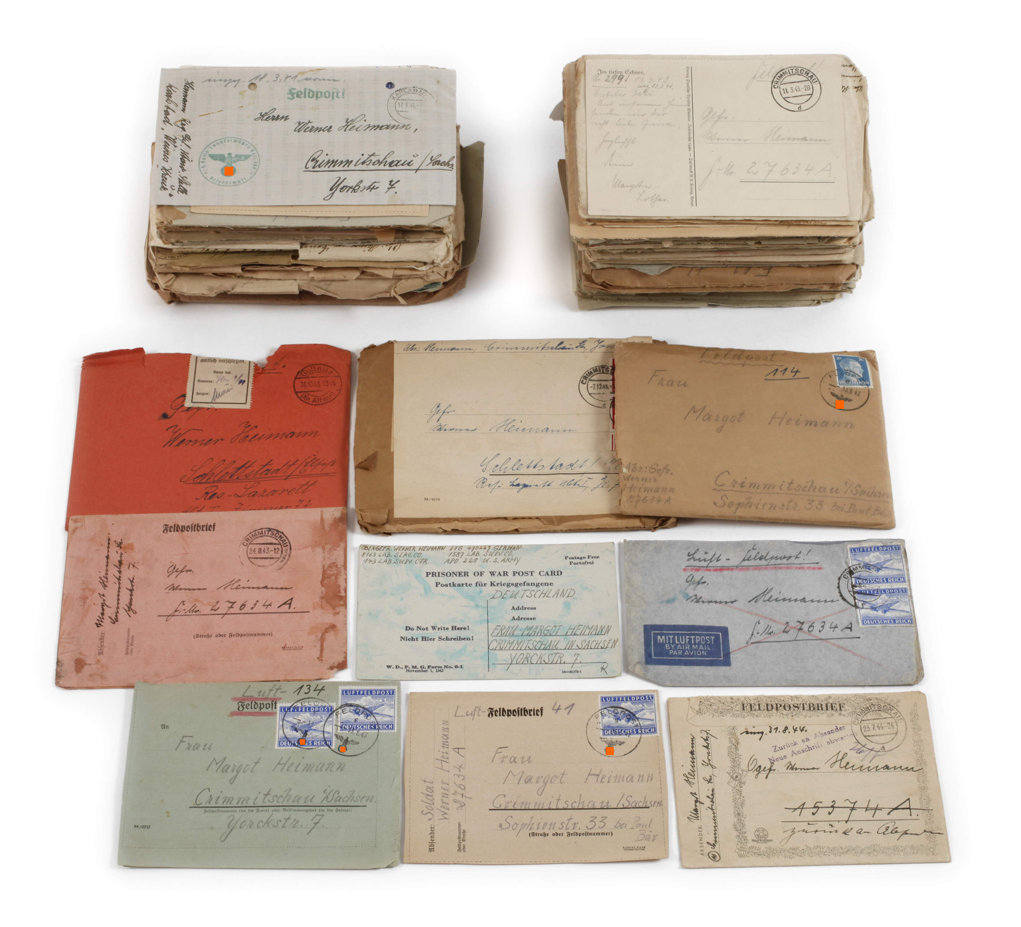 Konvolut Feldpost 2. Weltkrieg