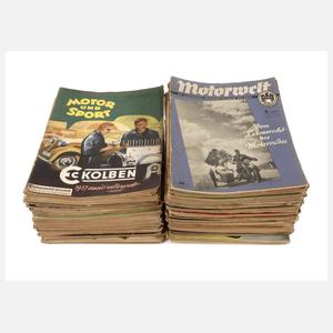 Konvolut Zeitschriften Motorsport 3. Reich