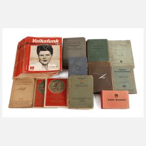 Konvolut Zeitschriften und Bücher 3. Reich