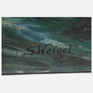 Gemälde Marine 1. Weltkrieg