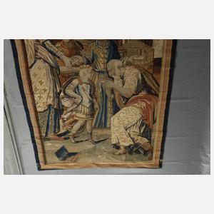 Barocke Tapisserie "Die Botschaft"