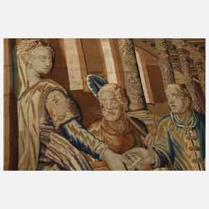 Barocke Tapisserie "Die Botschaft"