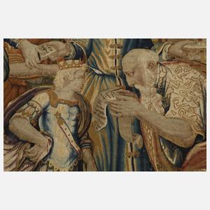 Barocke Tapisserie "Die Botschaft"