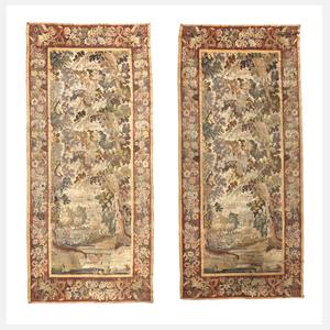 Paar Gobelin-Verduren