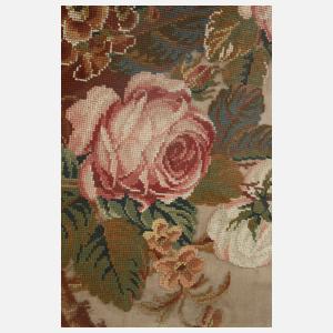 Übergroßes Stickbild Biedermeier