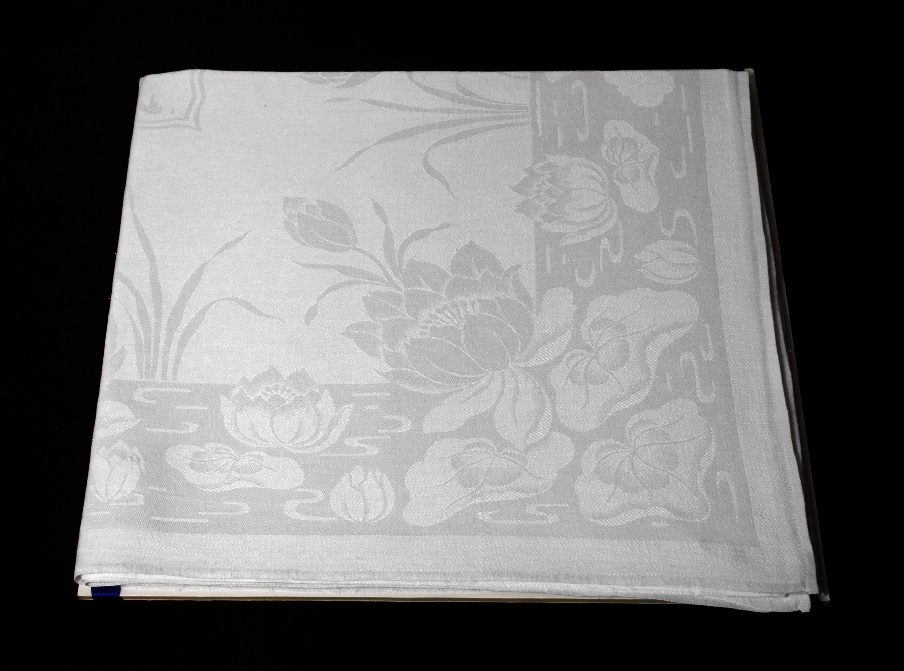 Gebilddamast-Tischtuch Jugendstil